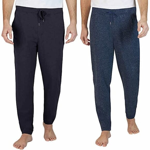 NWT! Men's Eddie Bauer Heather Navy and Solid Navy Jogger Set 2 Pack - S… - Picture 1 of 3